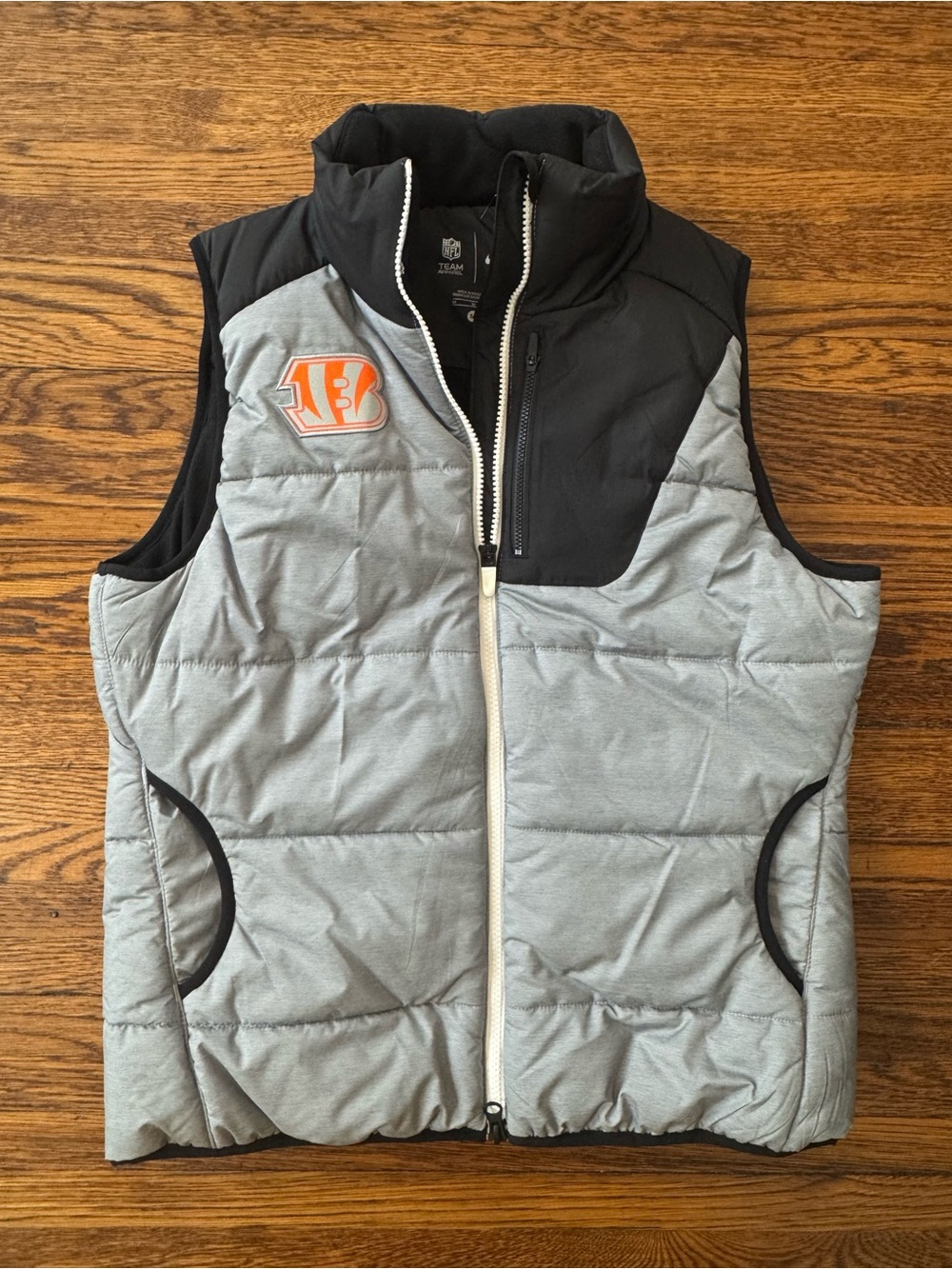 CINCINNATI BENGALS NFL (Nike)Heathered Gray Cincinnati Bengals Champ Drive Vest
